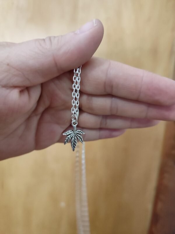 Cannabis Leaf Necklace - Image 2