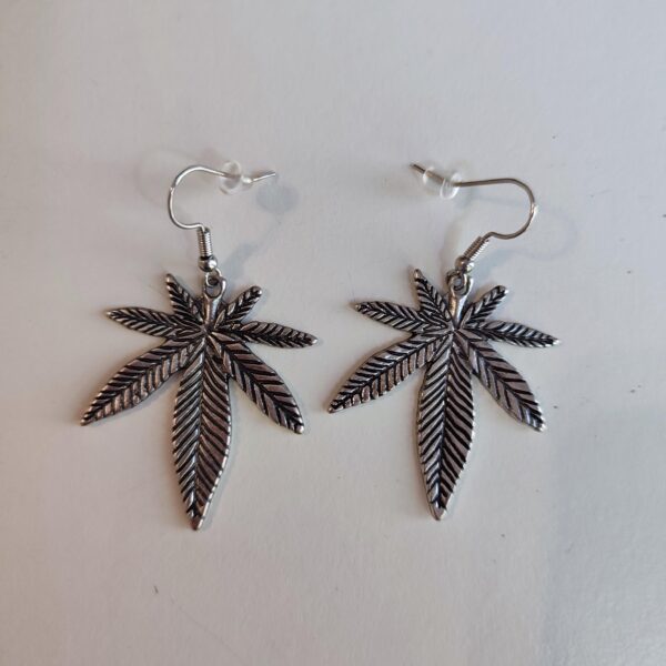 Cannabis Leaf Earings